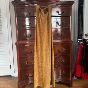 Anthropologie Maeve Orange Dress